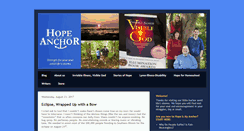 Desktop Screenshot of hopeismyanchor.com